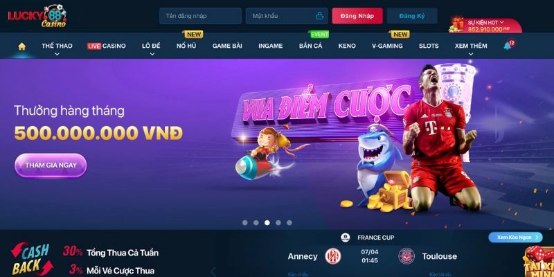 Truy cập đúng link chính chủ của Lucky88