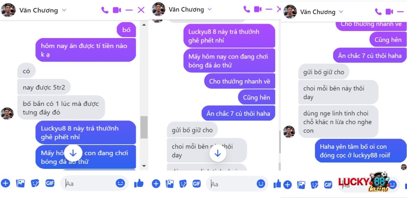 Ý kiến của người chơi về Lucky88